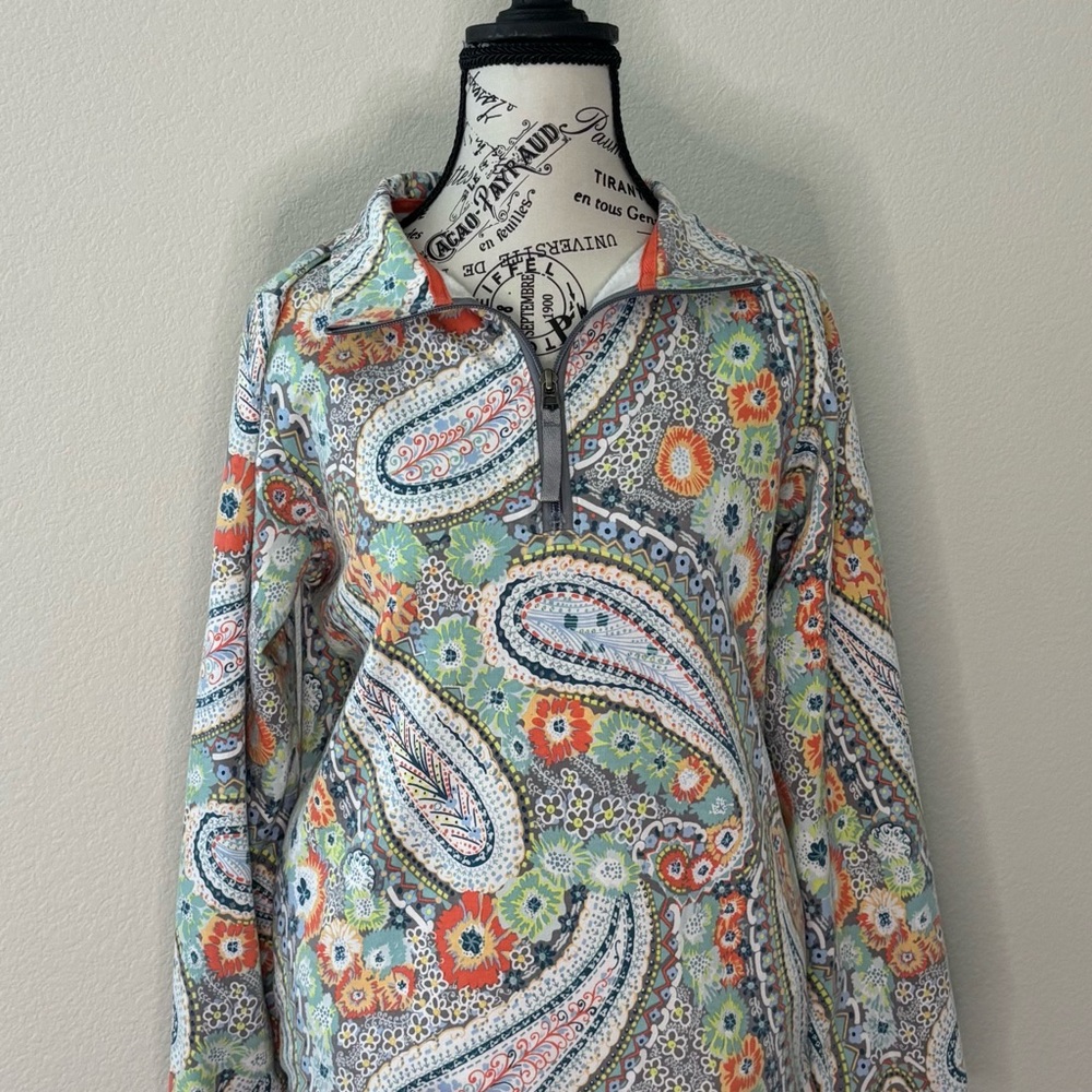 Vera Bradley Multicolor Paisley Sweatshirt